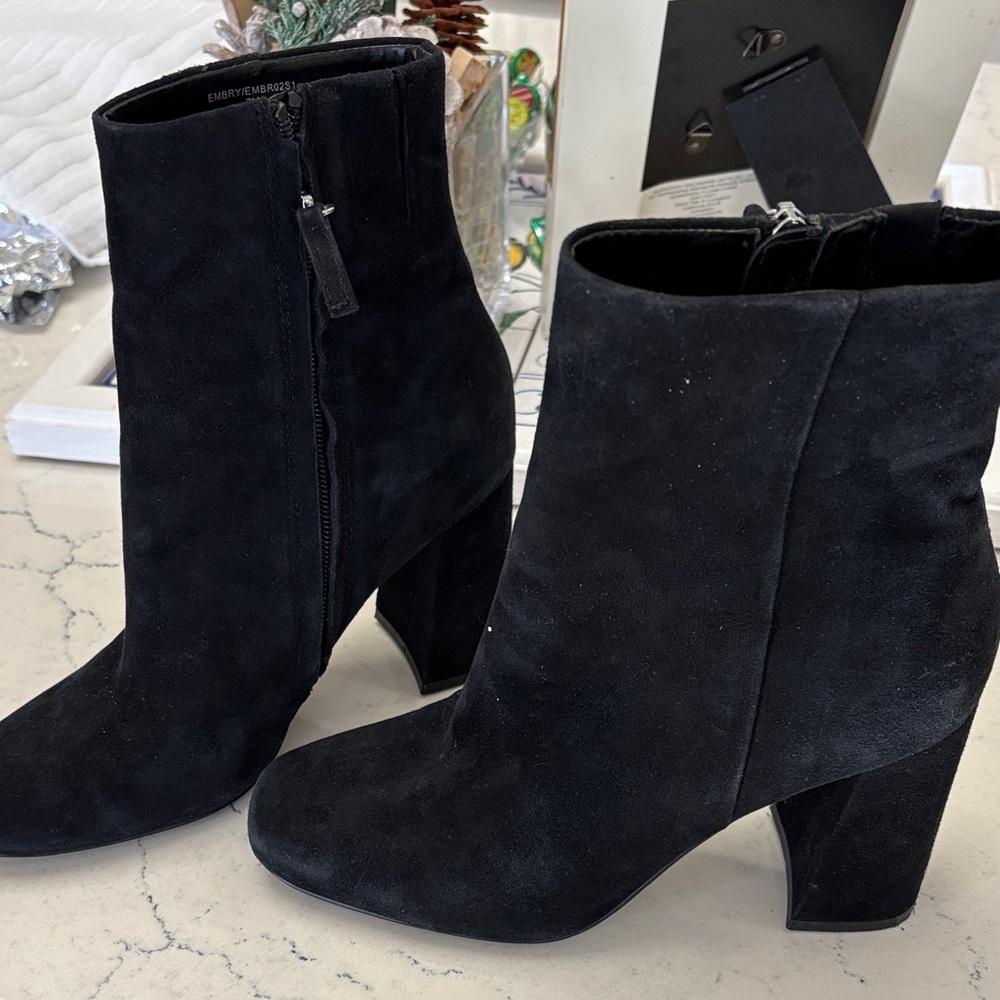 Steve Madden Black Heeled Boots